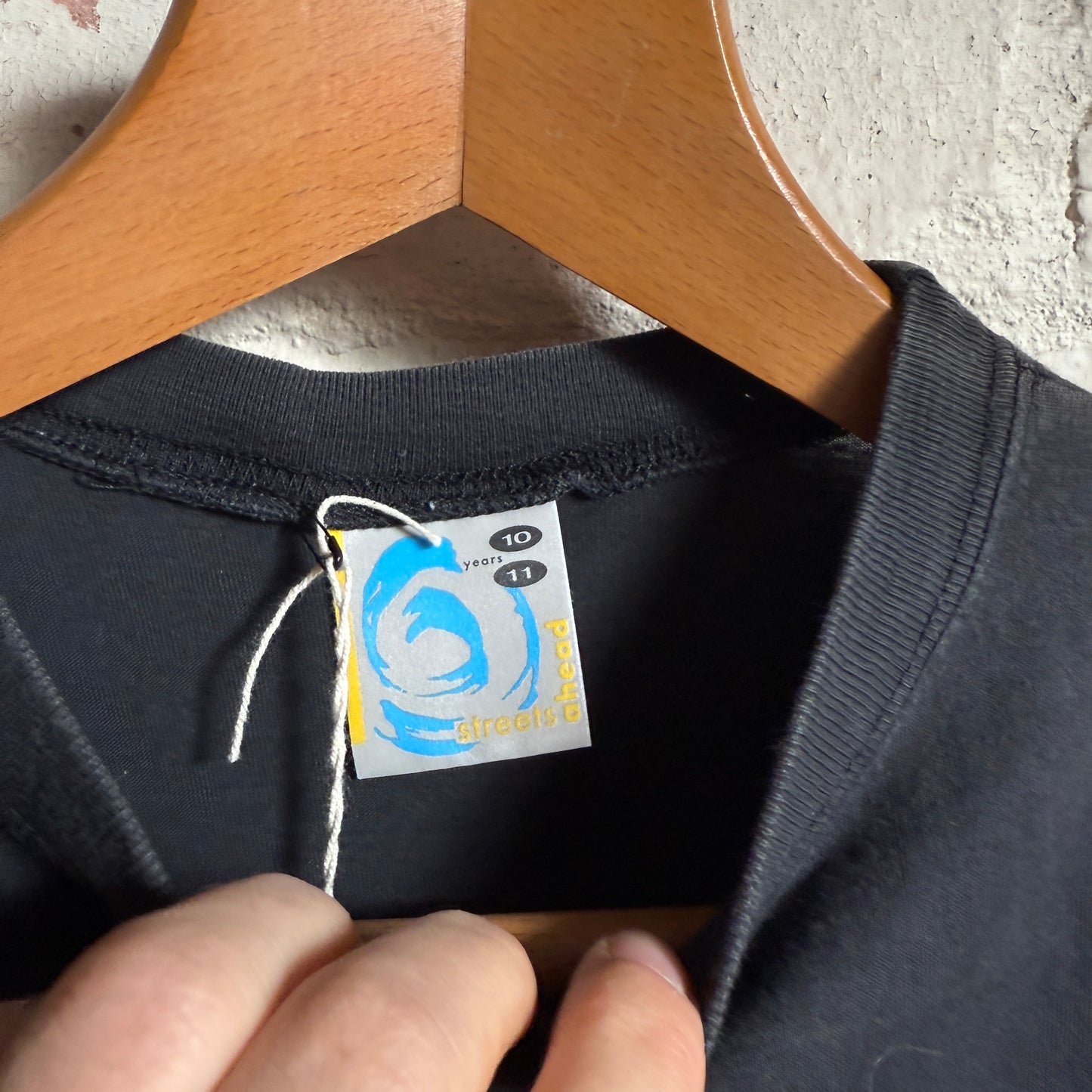 1990s Black Ian wright Arsenal Graphic T-Shirt