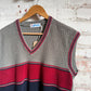 1980s Grey Knitted Tank Top Sweater Vest
