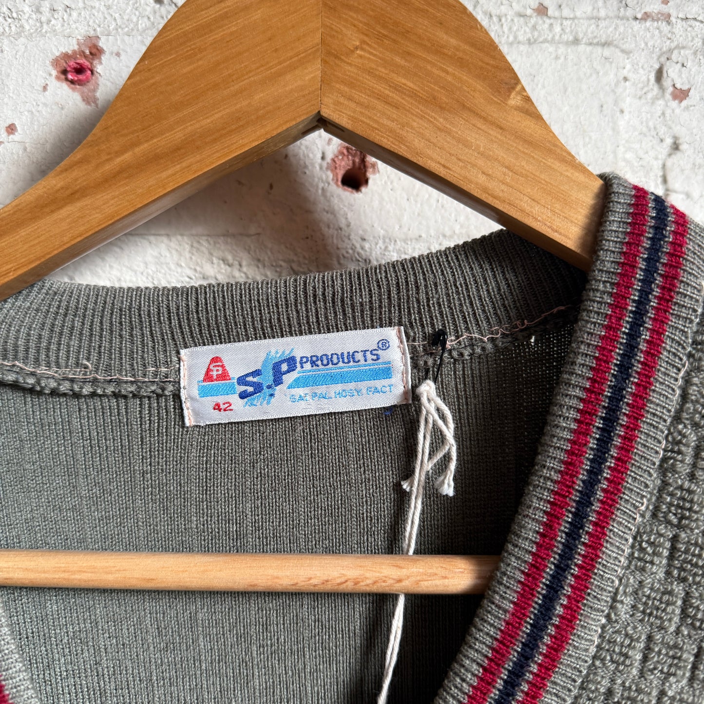 1980s Grey Knitted Tank Top Sweater Vest