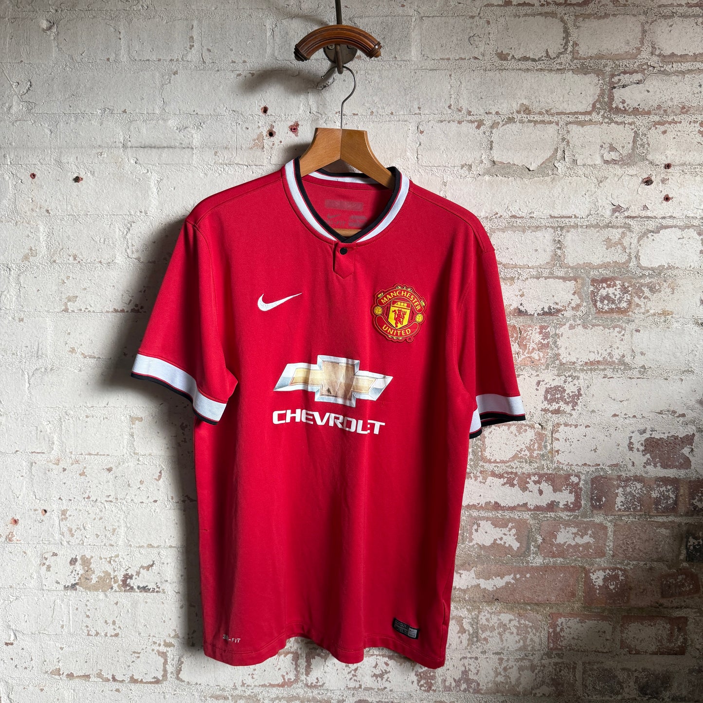 2000s Manchester United Nike Home Football Kit Shirt