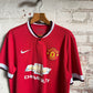 2000s Manchester United Nike Home Football Kit Shirt