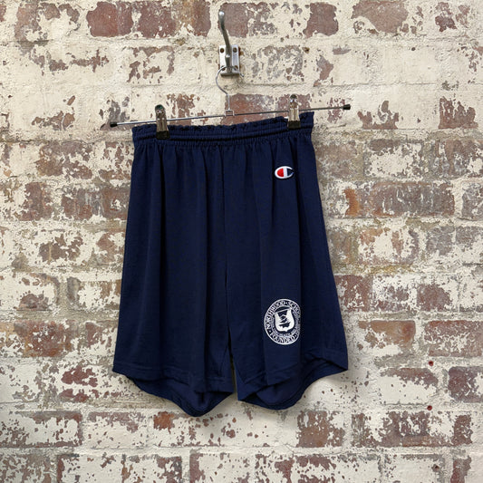 1980s Navy Champion Rayon Sports Shorts