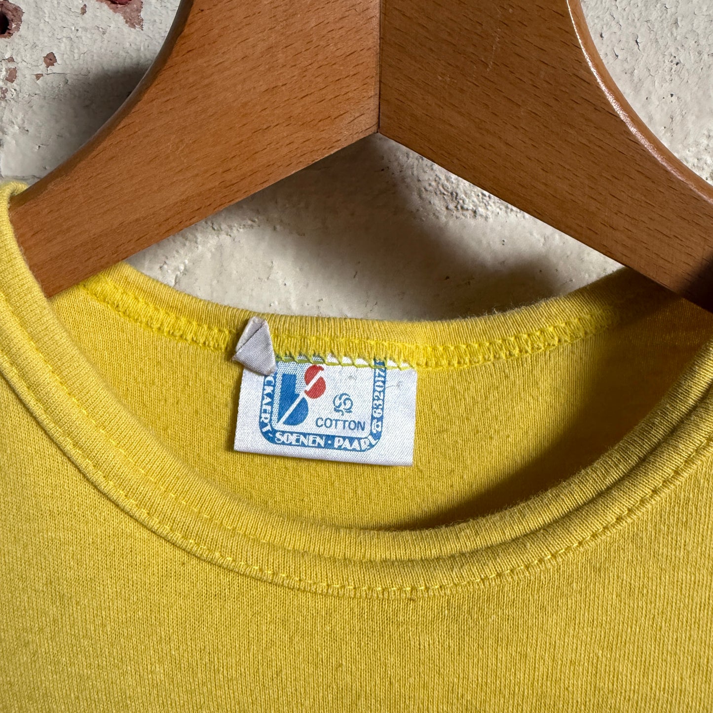 1970s Yellow Earth Graphic T-Shirt