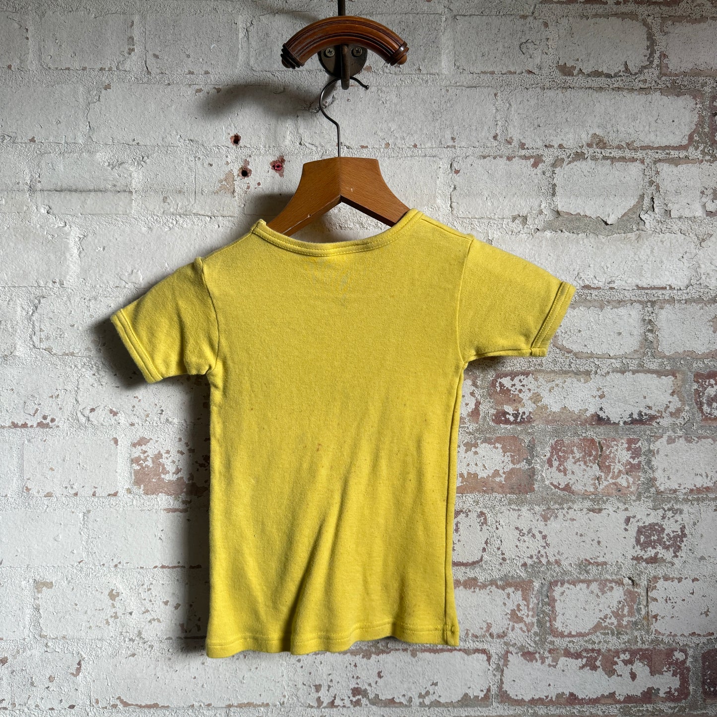 1970s Yellow Earth Graphic T-Shirt