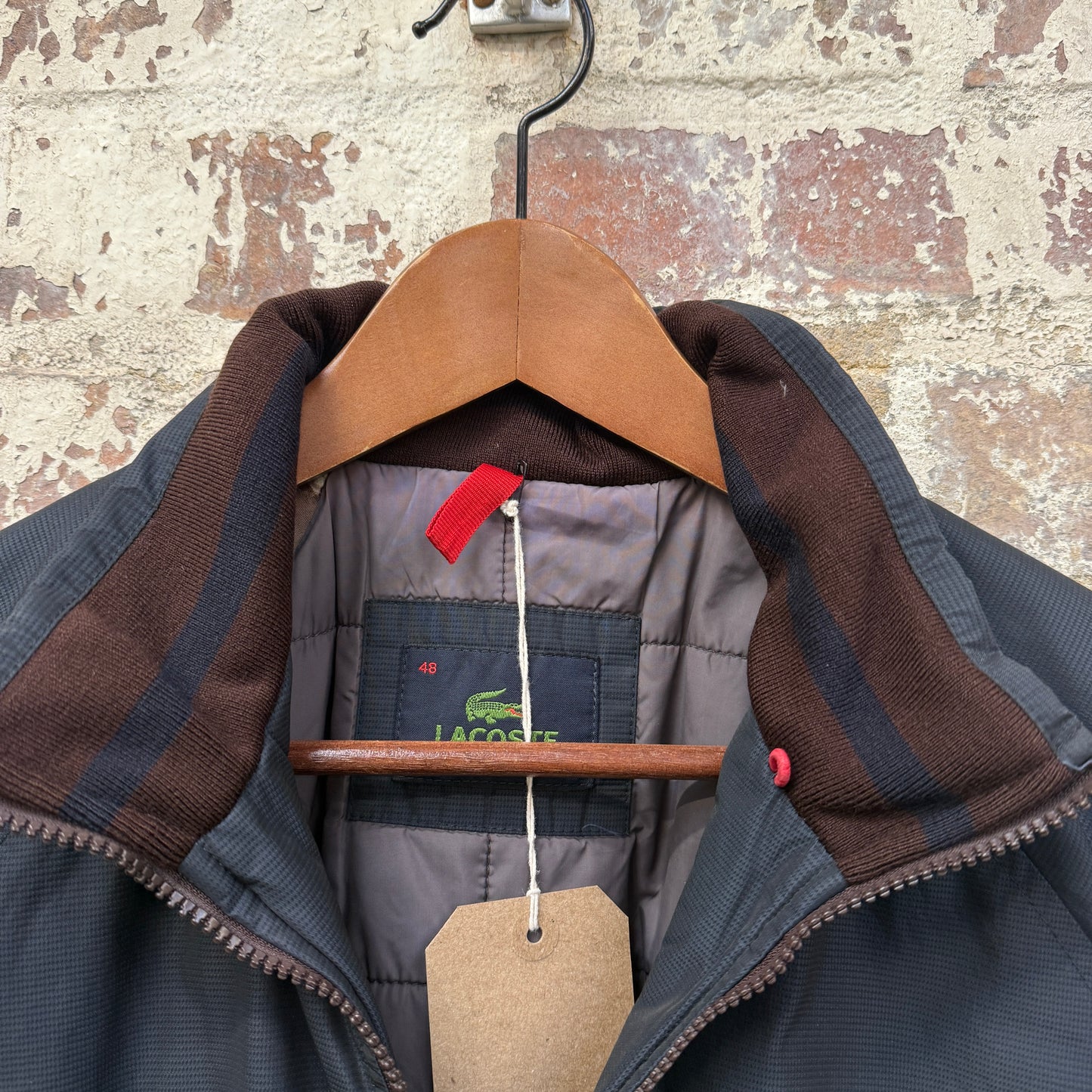 2000s Navy Lacoste Harrington Jacket