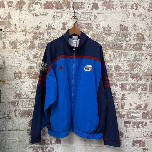 1990s Blue Adidas Ford Track Top Jacket
