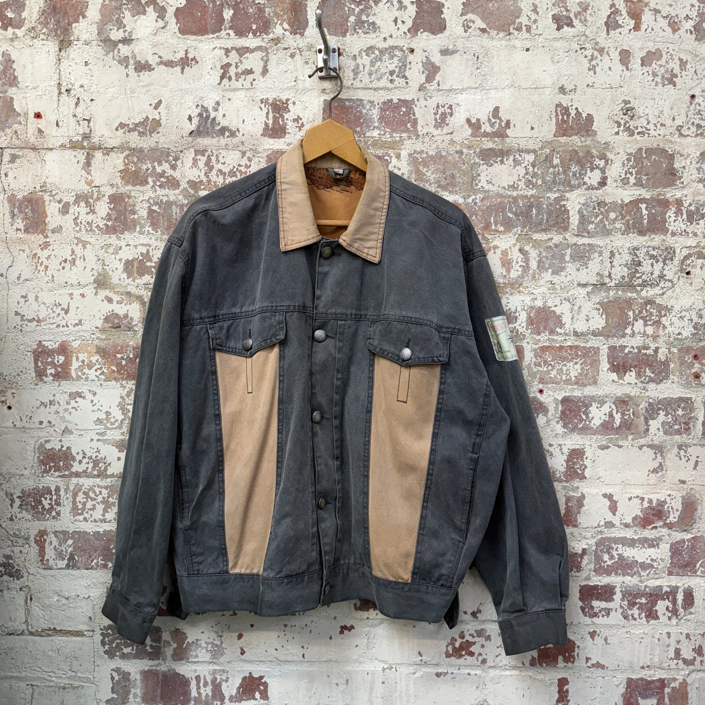 1980s Faded Cropped Italian Cotton Jacket