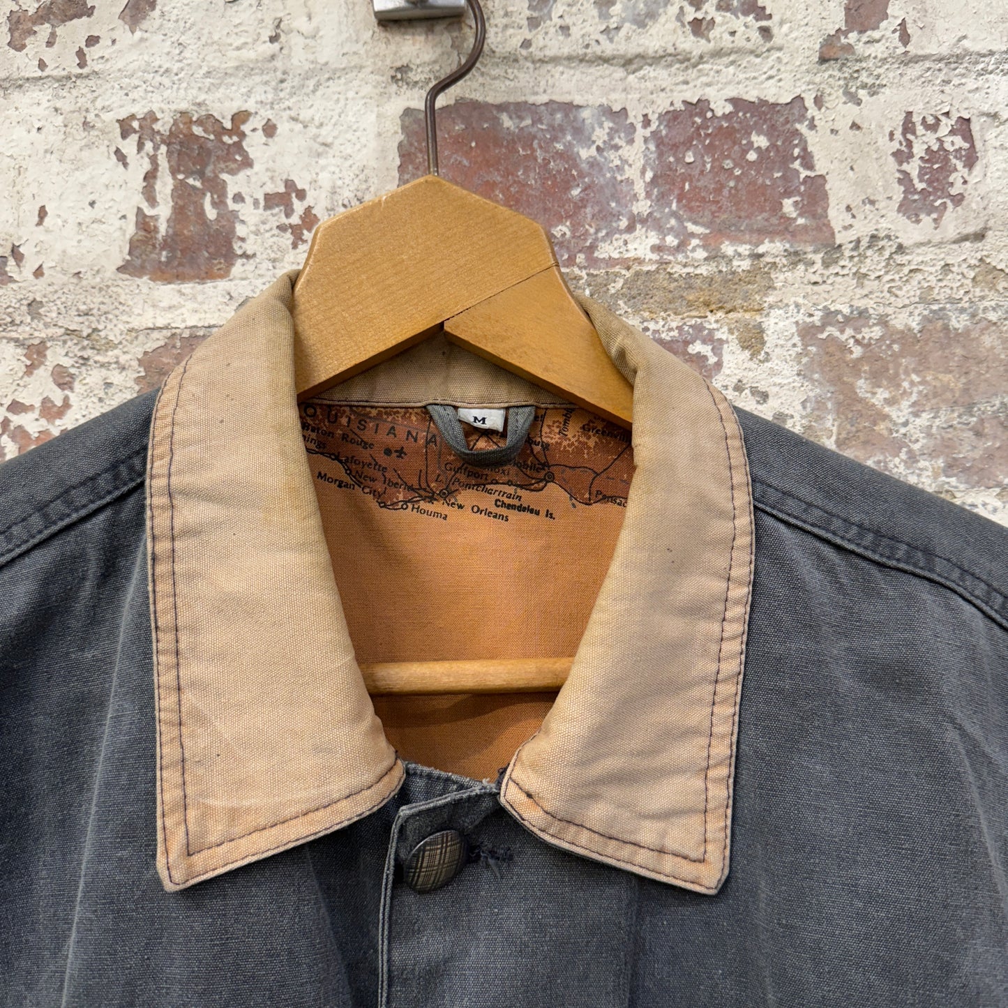 1980s Faded Cropped Italian Cotton Jacket