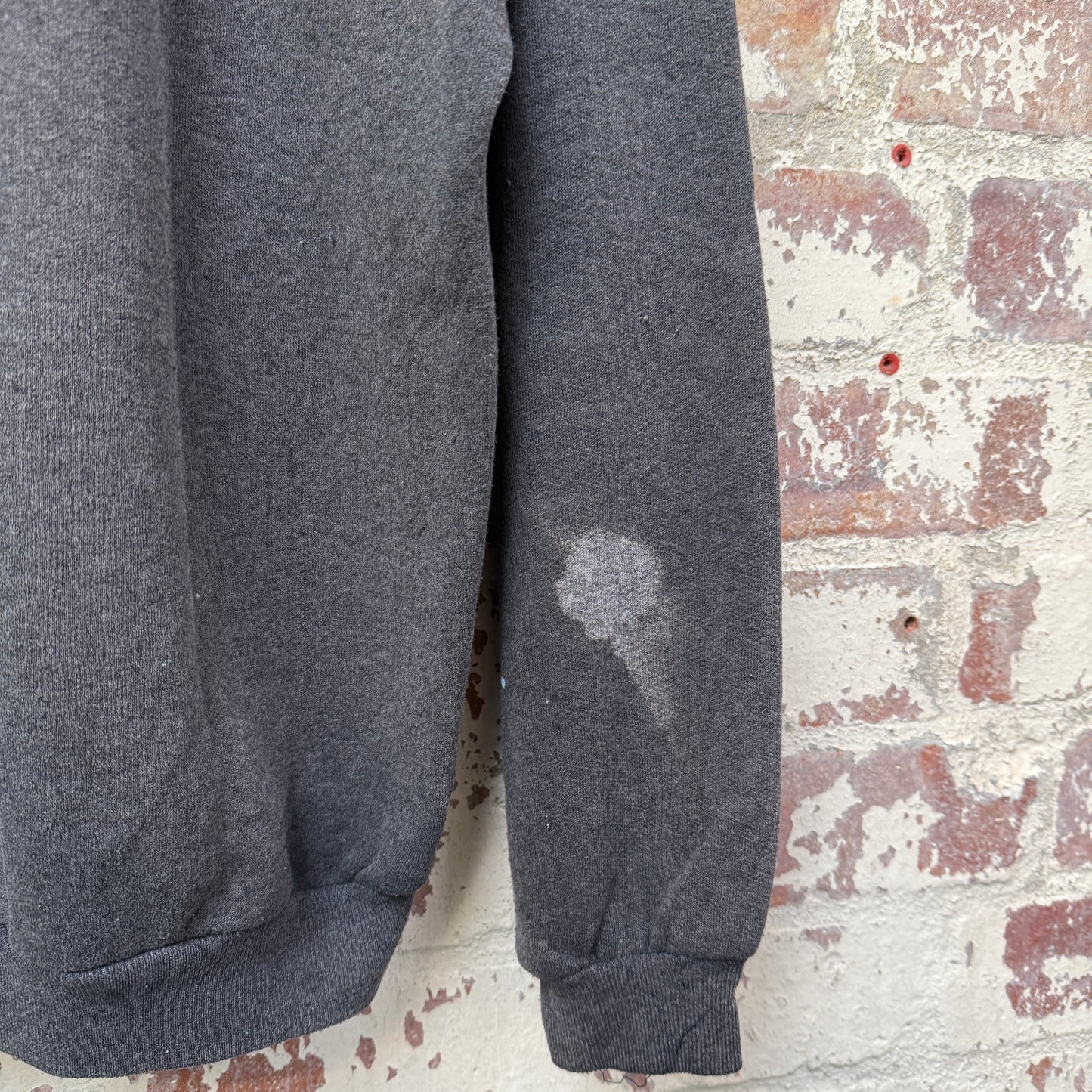 1980s Black Faded Adidas Sweatshirt