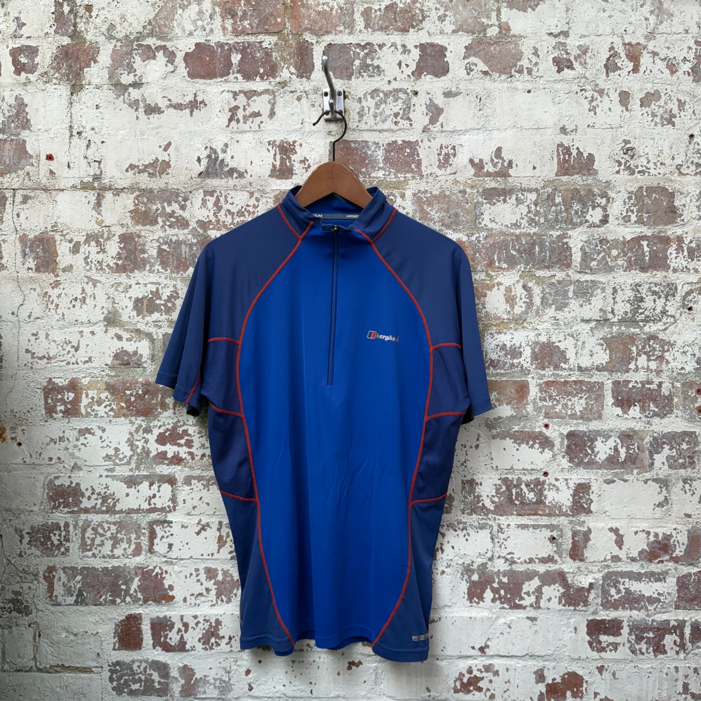2000s Blue Berghaus Climbing Zip Shirt