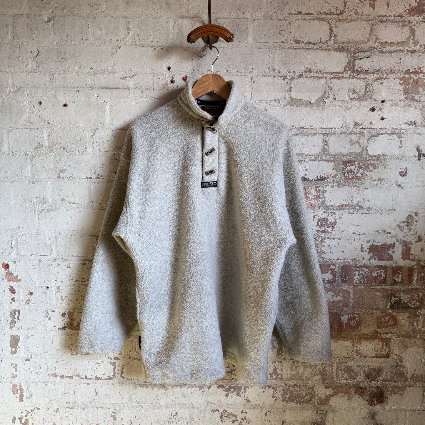 1990s Grey Musto Snuggs Fleece Jumper