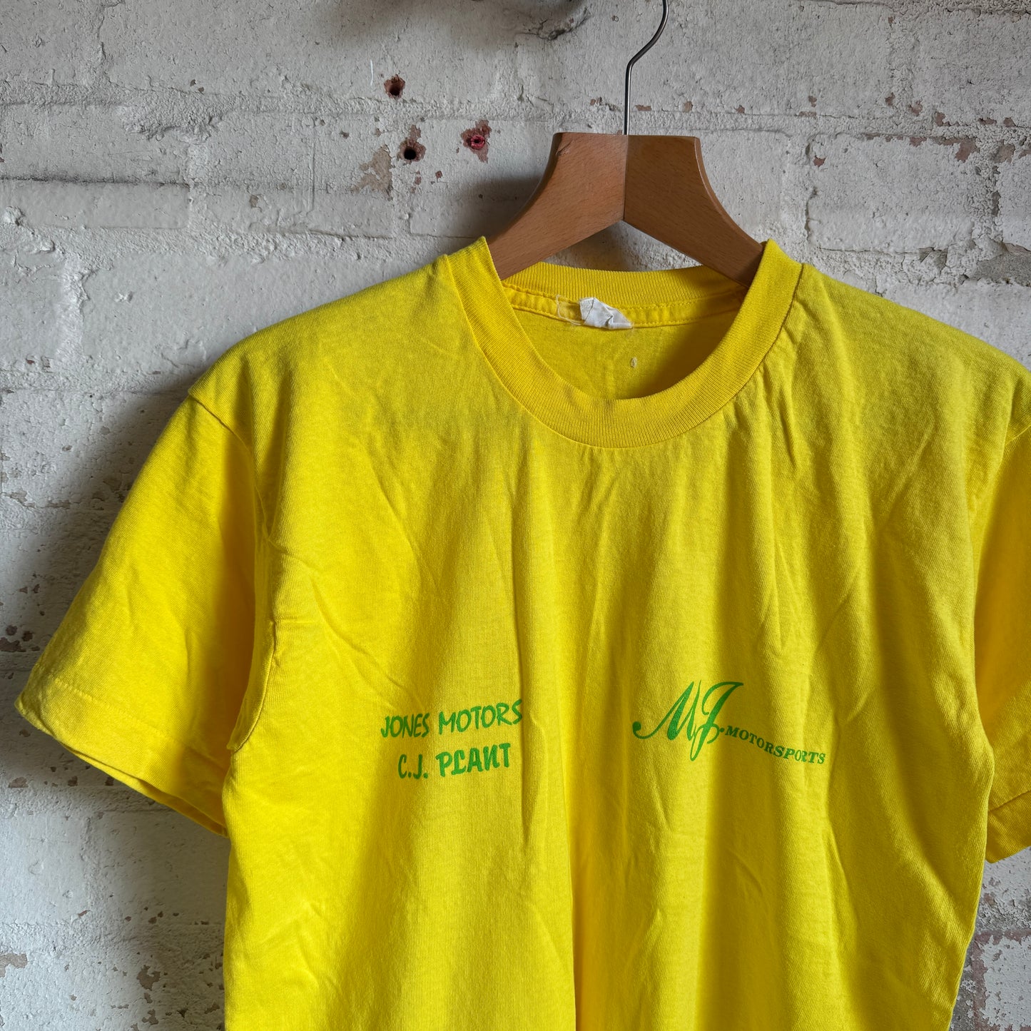 1990s Yellow Graphic T-Shirt