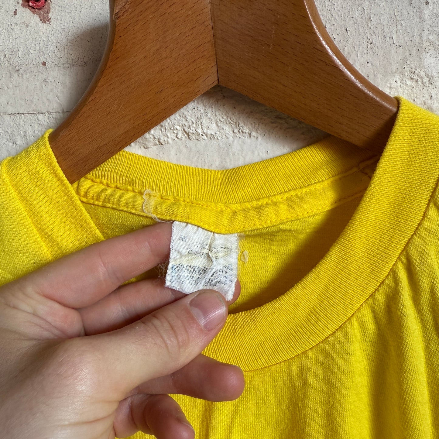 1990s Yellow Graphic T-Shirt