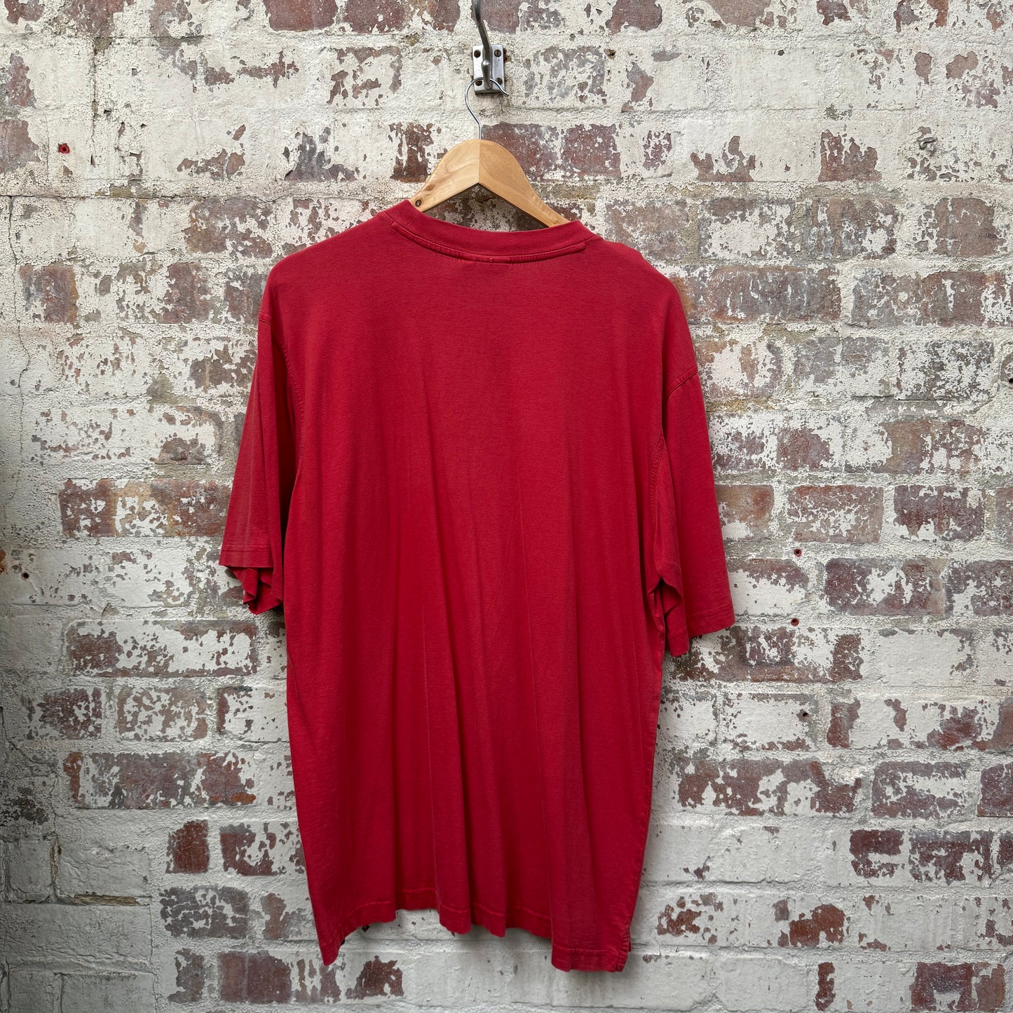 1990s Red Umbro Cotton T-Shirt