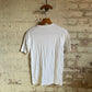 1970s White Blank Cotton T-Shirt