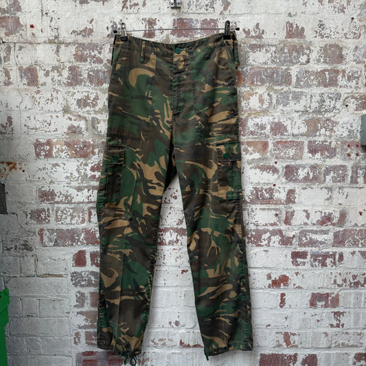 1980s Military DPM Camouflage Cargo Trousers
