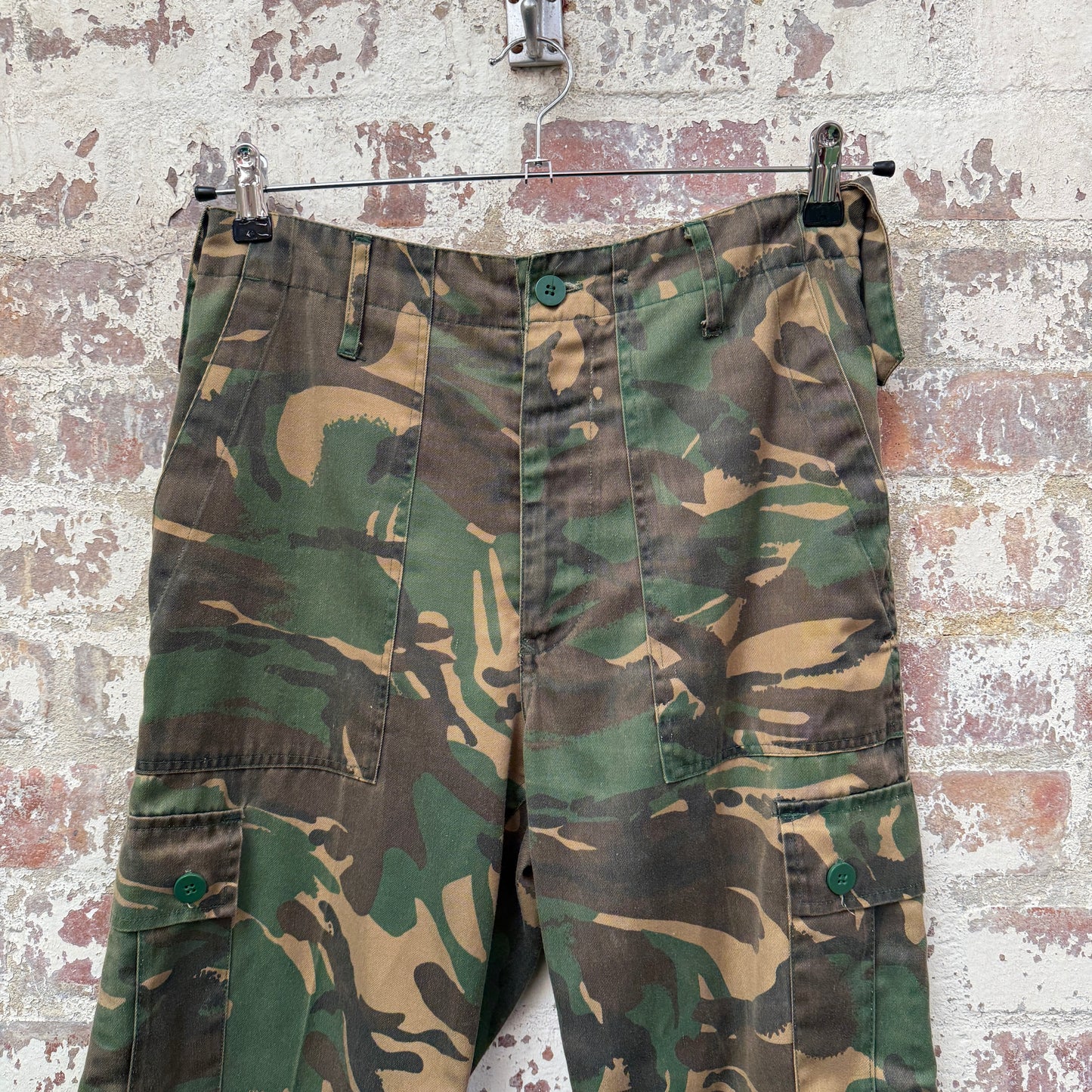 1980s Military DPM Camouflage Cargo Trousers