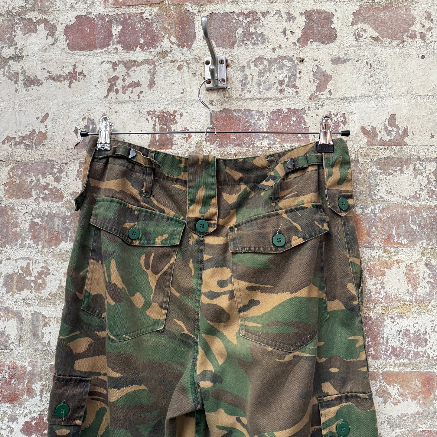 1980s Military DPM Camouflage Cargo Trousers