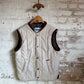 1980s Beige Padded Macbean Gilet Jacket