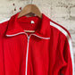 1970s Red Zip Up Track Top