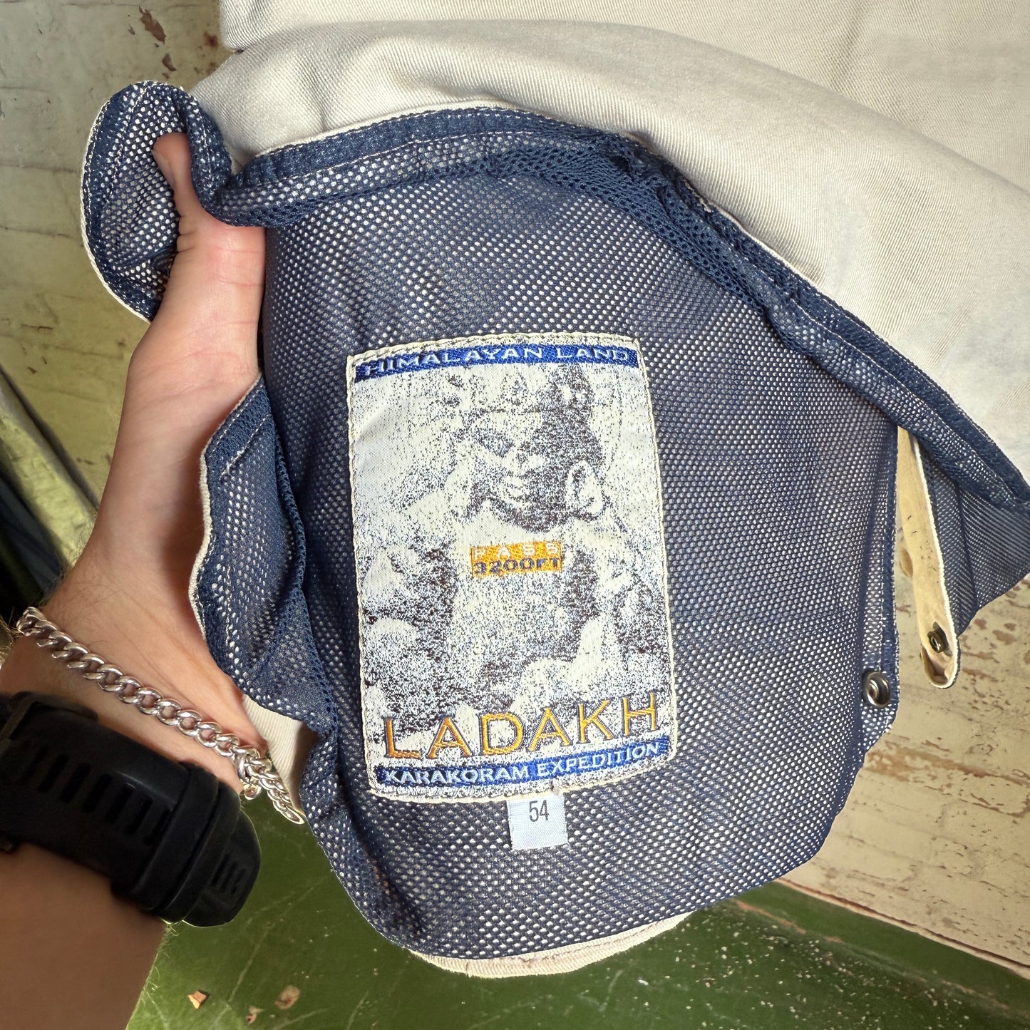 1990s Beige Tactical Himalayan Land Gilet Vest Jacket