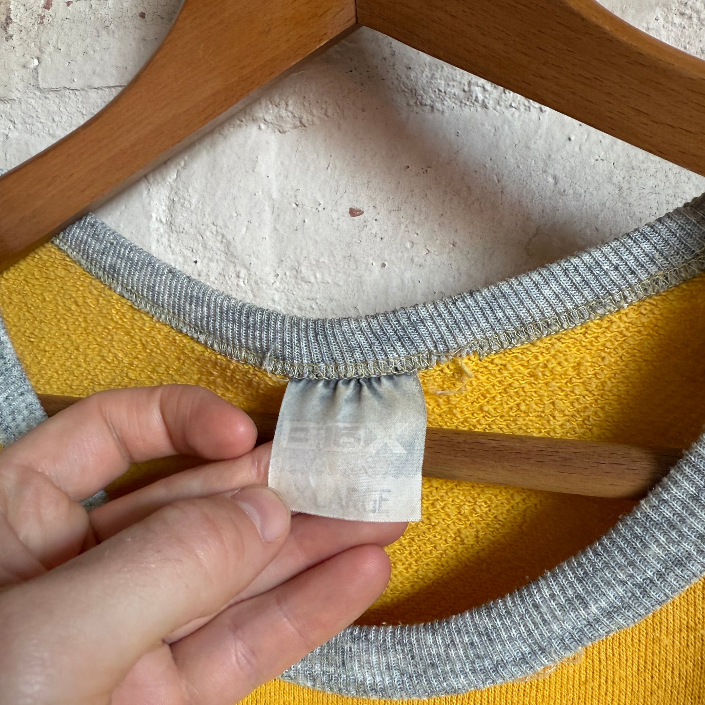 1980s yellow Sailor Graphic Vest Top