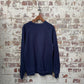 1980s Navy Raglan Blank Sweatshirt