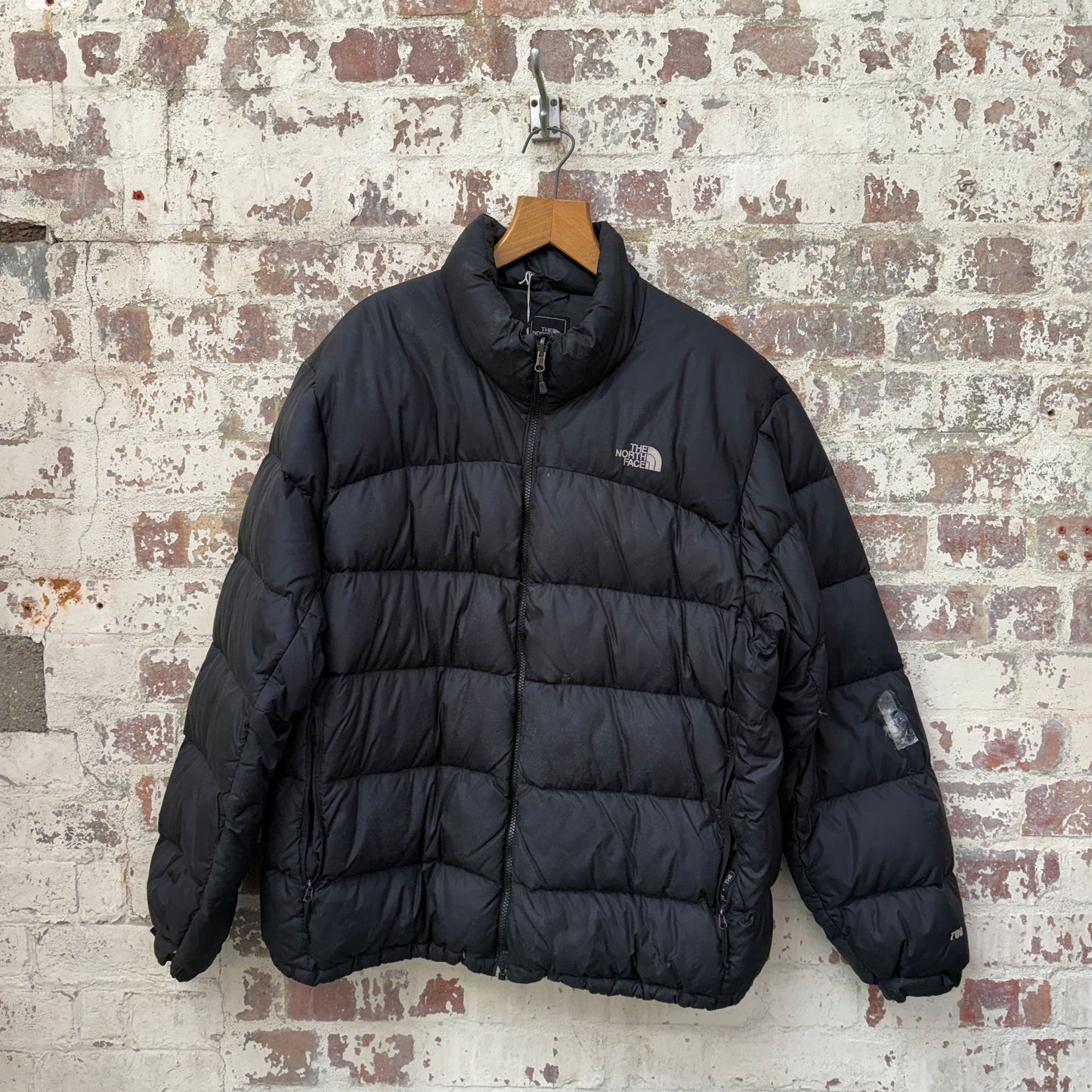 2000s Black North Face Puffer Jacket Coat