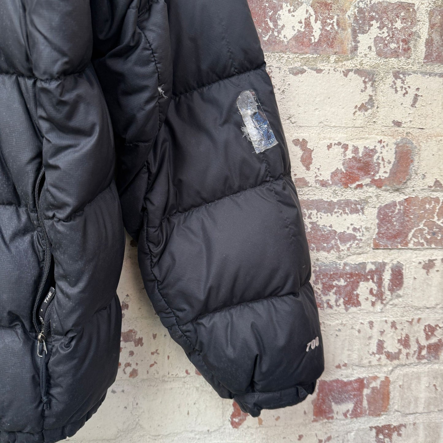 2000s Black North Face Puffer Jacket Coat
