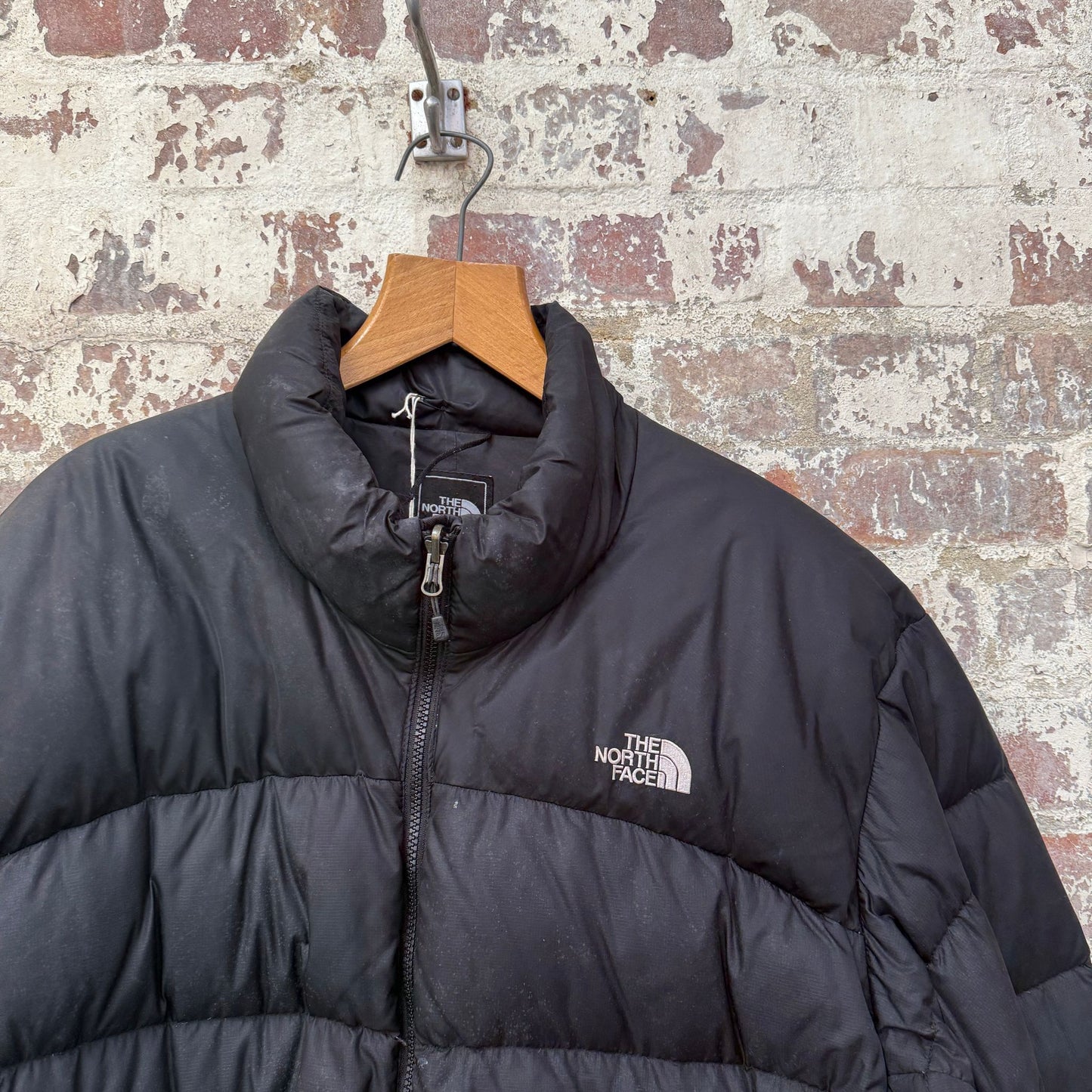 2000s Black North Face Puffer Jacket Coat