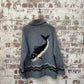 1970s Grey Cowichan Zip Knitted Jumper