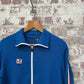 1980s Blue Zip Up Track Top