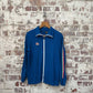 1980s Blue Zip Up Track Top