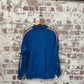 1980s Blue Zip Up Track Top