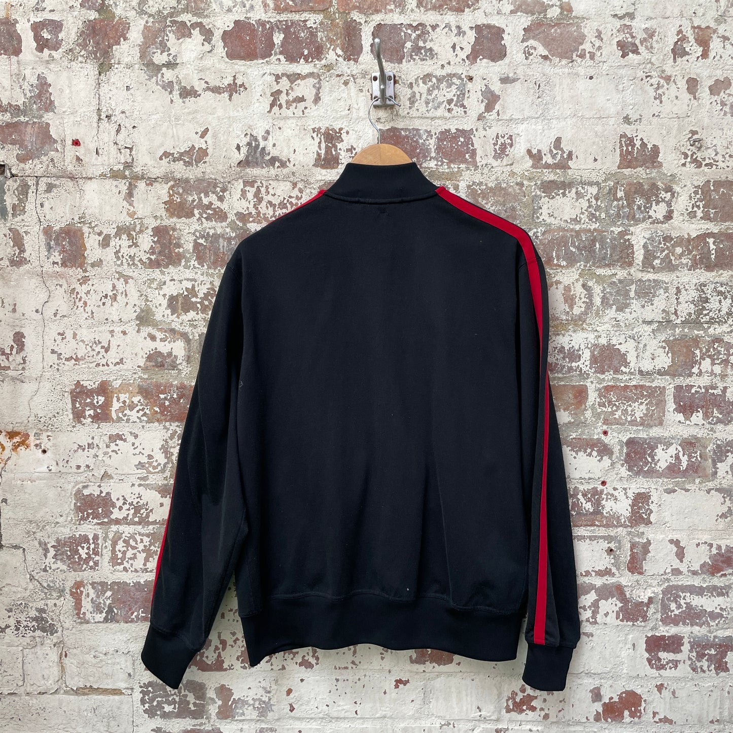 Vintage 1990s Black Polo Sport Ralph Lauren Button Up Sweatshirt Jumper