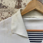 Vintage 1970s 1980s White Sailor Style Shirt