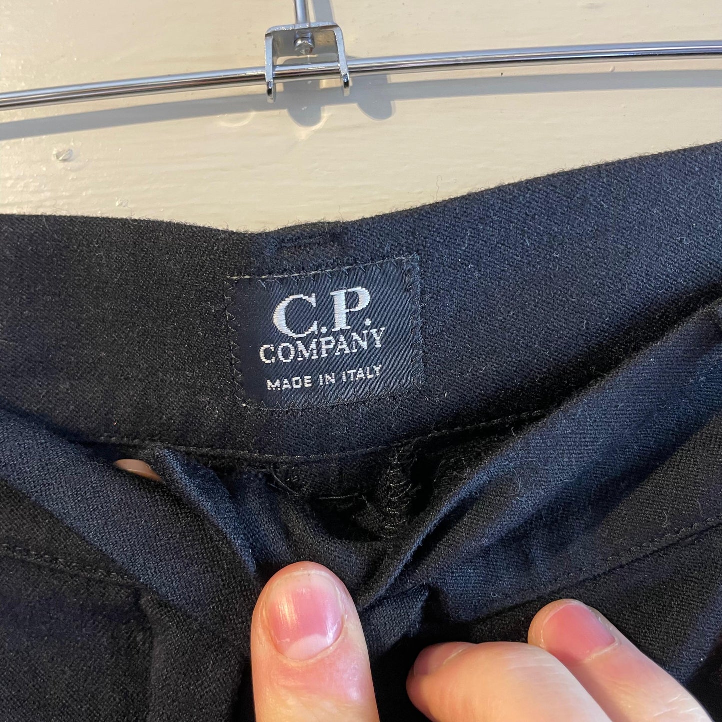 Vintage C.P. Company Black Wool Trousers