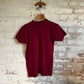 1970s Burgundy Blank T-shirt