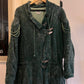 1970s 1980s Green Unusual Padded Italian Jacket