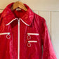 1970s Red Zip Up Ski Style Jacket