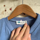 1970s Blue Short Sleeved Jumper