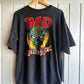 1990s Black 'Bad To The Bone' Graphic T-Shirt