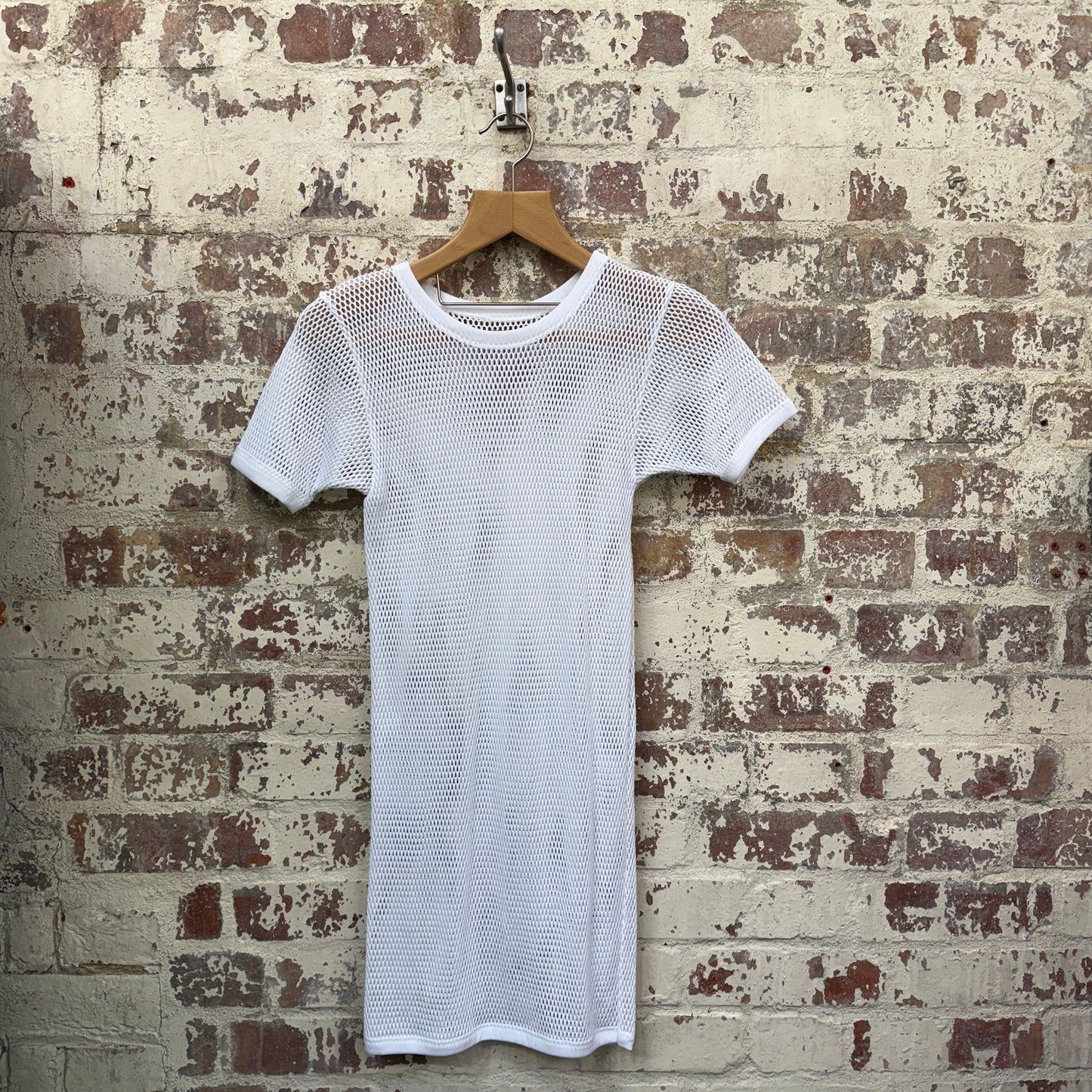 1970s White Netting T-Shirt