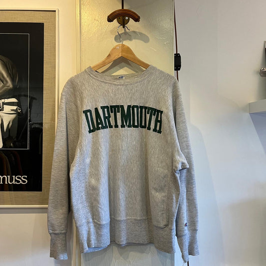 1980s Grey Champion Graphic  Reverse Weave Sweatshirt Jumper