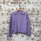 1960s Purple Wool Knitted Jumper