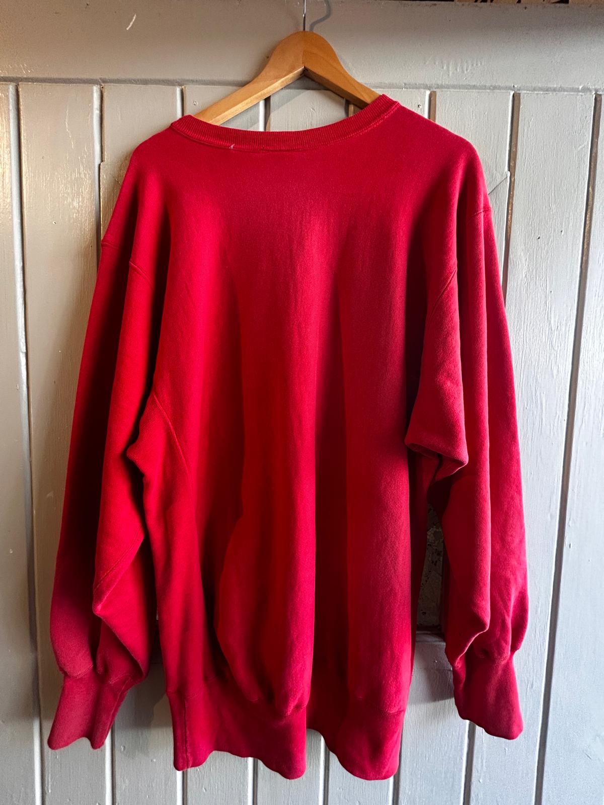 1980s Red Champion Reverse Weave Maryland Graphic Sweatshirt