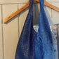 1970s Blue Sparkly Halter Neck Top