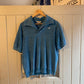 1970s Blue Towelling Jantzen Polo Shirt