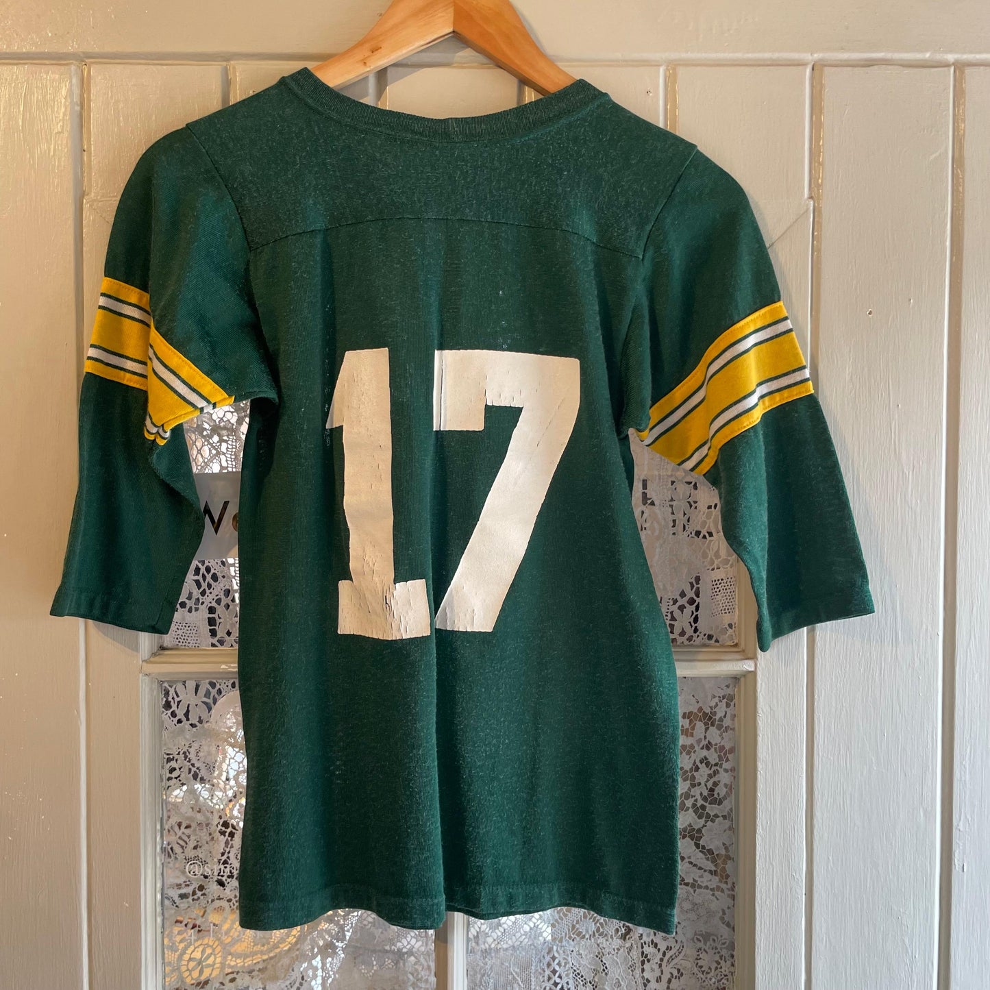 1970s Green Rayon NFL Green Bay Packers Jersey