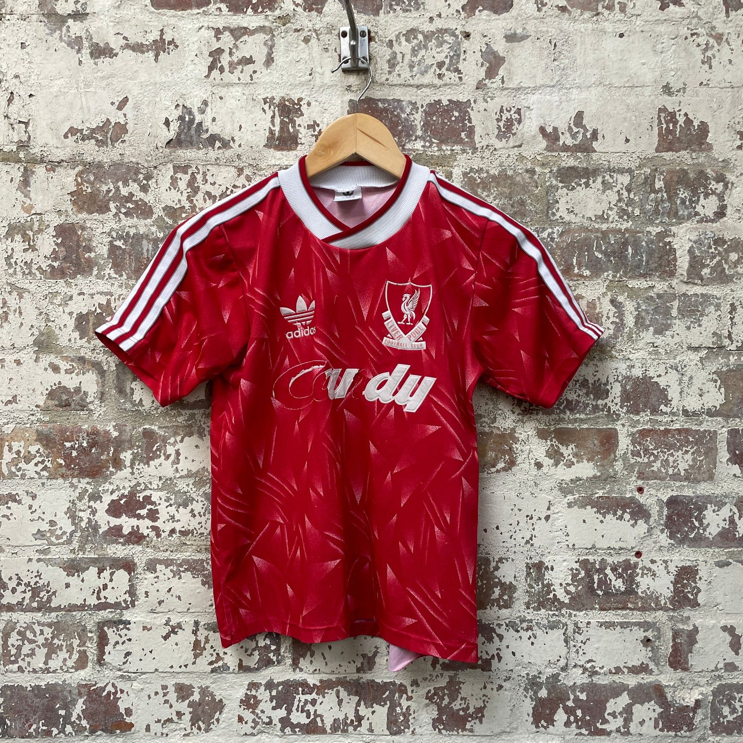 Vintage 1989-1992 Red Adidas Liverpool Home Football kit Shirt